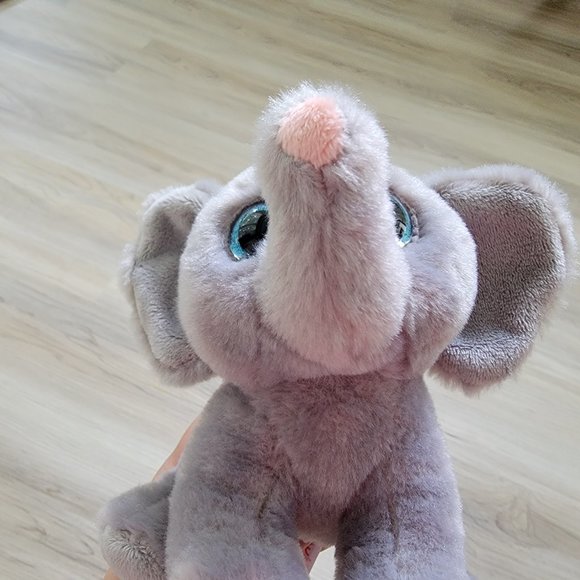 Whopper The Elephant - Ty Beanie Boos, Velvet TY Bean Plush, Grey - Picture 7 of 7